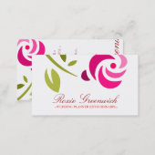 311 PINK ROSE EXTROIDINAIRE BUSINESS CARD (Front/Back)