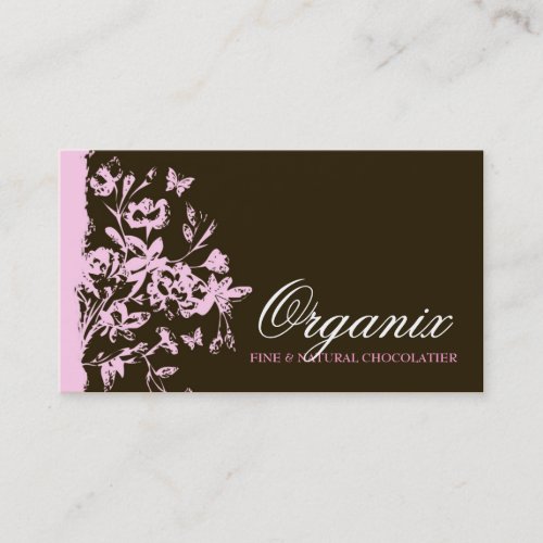 311 PLUSH CHOCOLATE GARDEN BUSINESS CARD