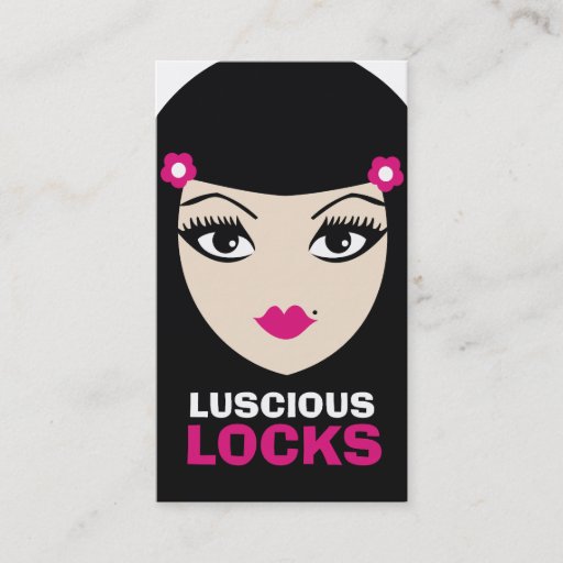 Customizable 311 Pretty Pinup Appointment Card Business Card Template