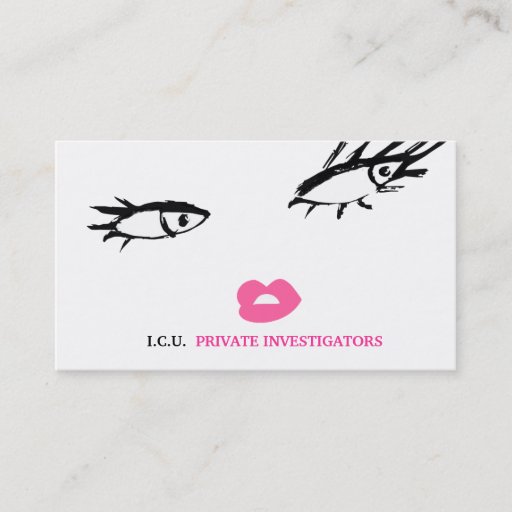 Customizable 311 Private Investigator Business Card