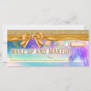 311 Radiant Palm Wake up Makeup Gift Certificate