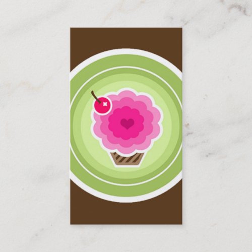 311 RAINBOW CUPCAKE BUSINESS CARD