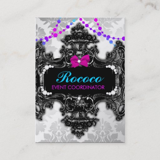 Customizable 311 Rococo Wonderland Colorful Business Cards
