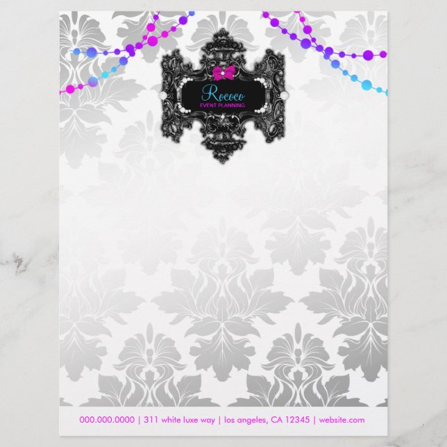 311 Rococo Wonderland Colorful Letterhead (Front)