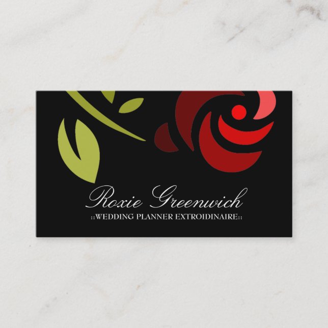 311 ROSE EXTROIDINAIRE BUSINESS CARD (Front)