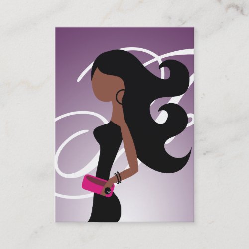311 Sassy African American Fashionista Business Business Card Templates