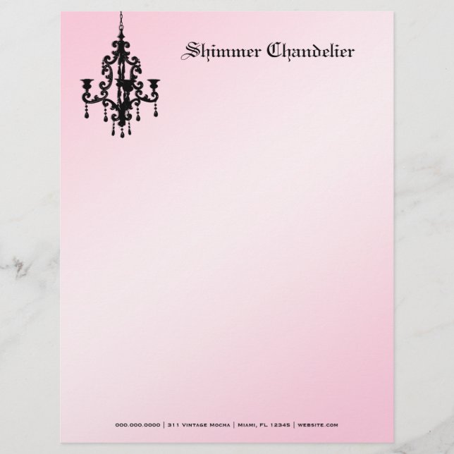 311-Shimmer Chandelier Pink 2 Letterhead (Front)