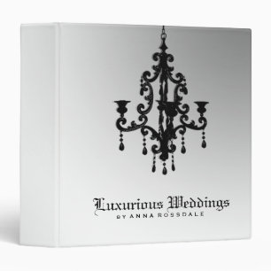 311-Shimmer Chandelier - Silver 3 Ring Binder