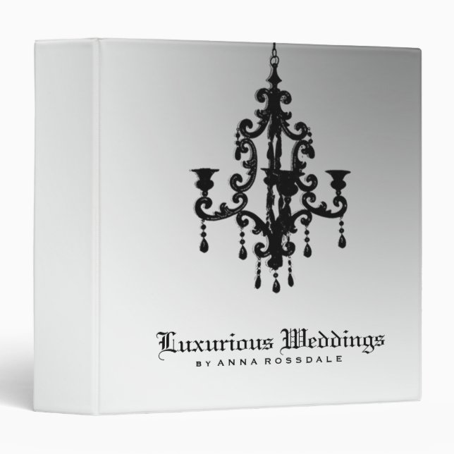 311-Shimmer Chandelier - Silver 3 Ring Binder (Front/Spine)