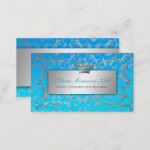 311 Silver Divine Blue Tropical Fade Business Card (Front/Back)