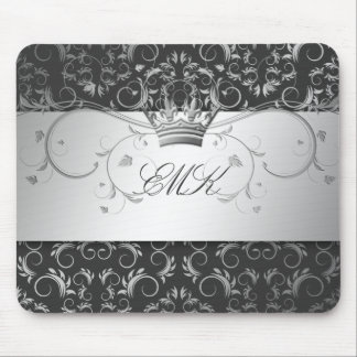 311-Silver Divine Charcoal Gray mousepad