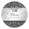311-Silver Divine Charcoal Gray Sticker