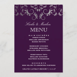 311 Silver Divine Eggplant Menu
