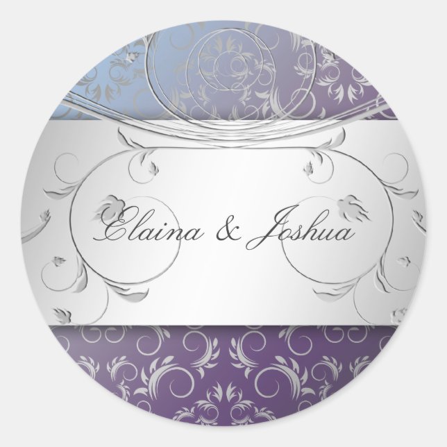 311-Silver Divine Hydrangea Sticker (Front)