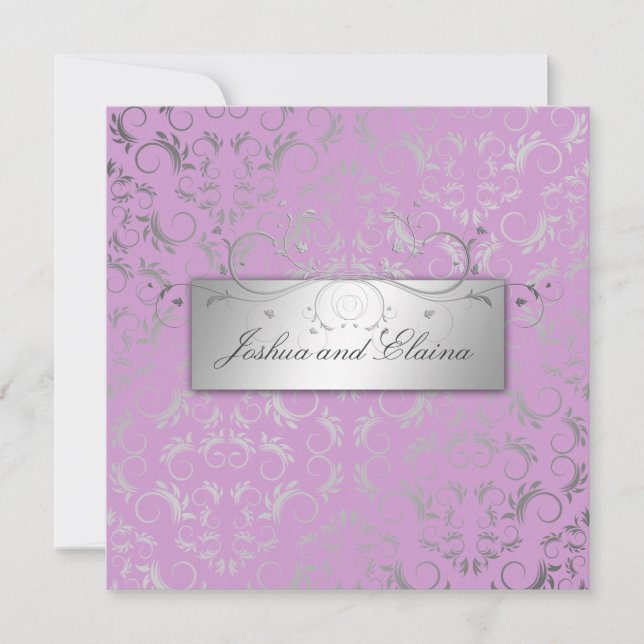 311 Silver Divine | Lilac Invitation (Front)