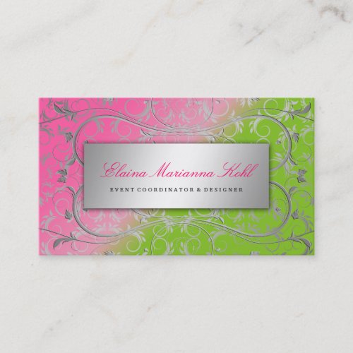 311 Silver Divine Lollipop Business Card