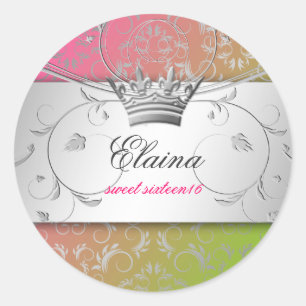 311-Silver Divine   Lollipop Sticker