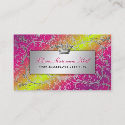 311 Silver Divine Rose Stem Fade Business Card Templates