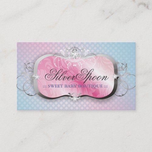 311-Silver Spoon | Baby Boutique Business Cards
