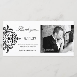 311-Simplisticly Elegant Damask Thank You