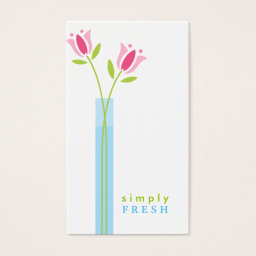 Customizable 311-Simply Fresh Business Card Templates