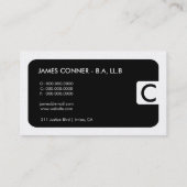 311-Sleek Corporate | Law Gold Card (Back)