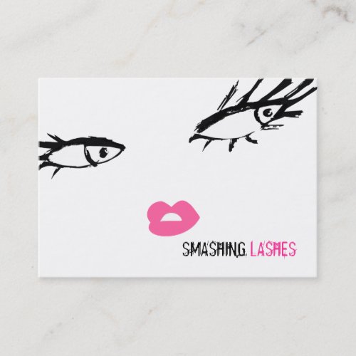 311-Smashing Lashes Chubby B Card Business Card Templates