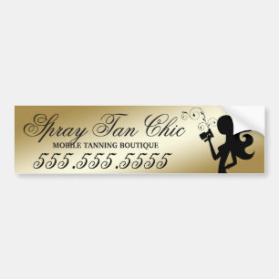 311 Spray Tan Fashionista Bumper Sticker