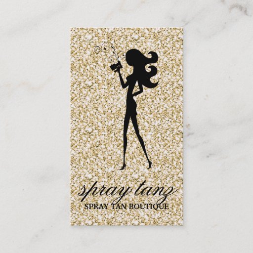 Customizable 311 Spray Tan Fashionista Loyalty Cards Business Card Template