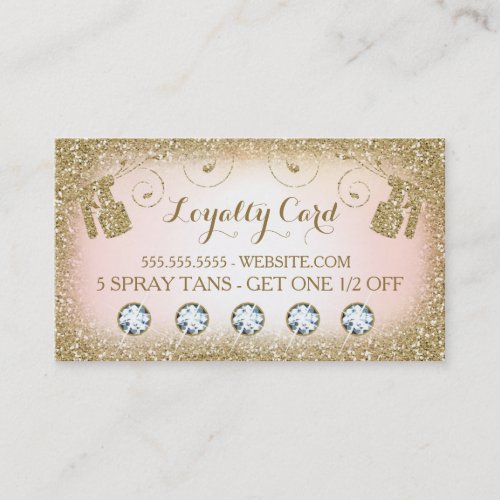 311 Spray Tan Loyalty Card Double-Sided Standard Business Cards (Pack Of 100)