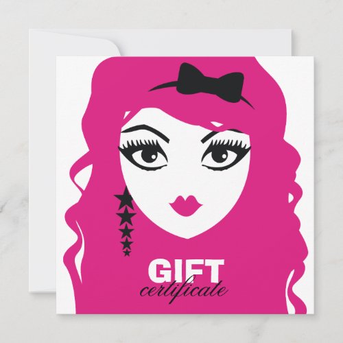 311 Star Face Deux Pink Gift Certificate