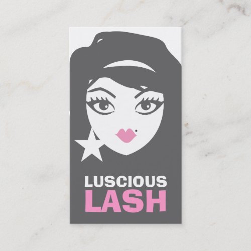 311 Star Face Luscious Lash Business Card