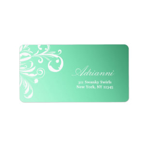 311-Swanky Swirls Mint Delight Label