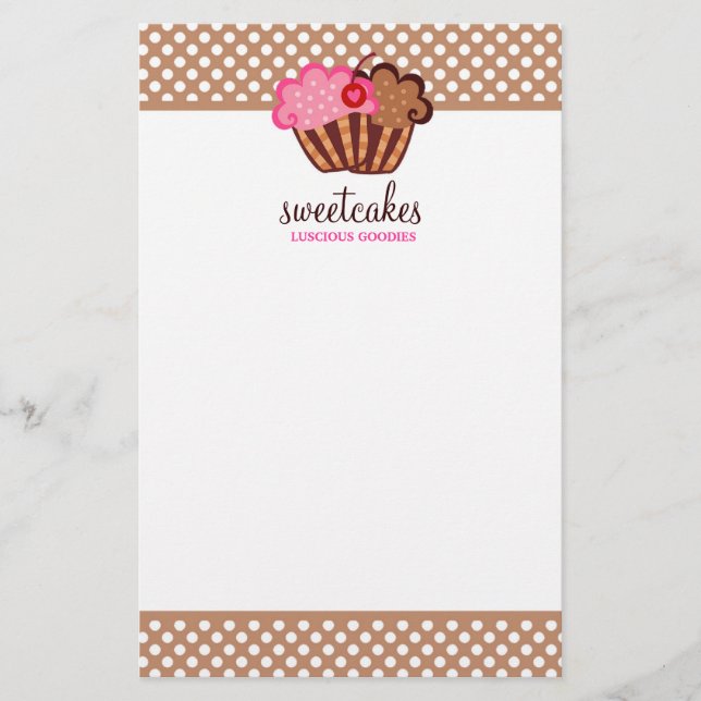 311-Sweet Cakes Cupcake Brown Flyer (Front)