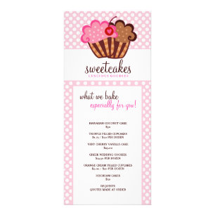 311 Sweet Cakes Cupcake Rackcard Rack Card