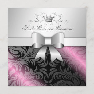 311-Sweet Molasses   Bow Sweet 16 Invitation