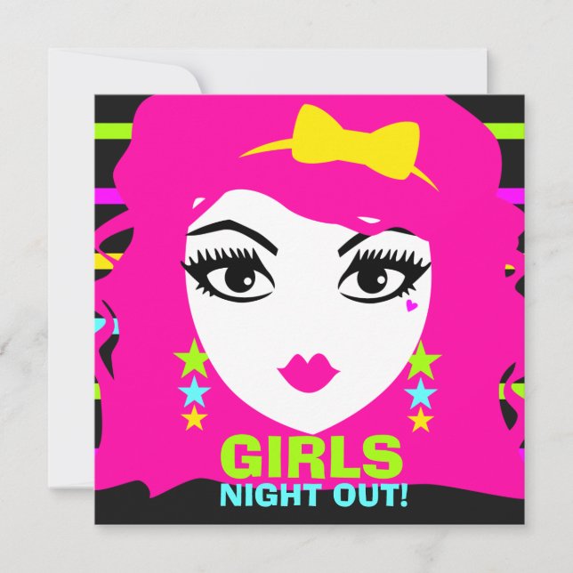 311 Sweet Neon Punk Invite (Front)