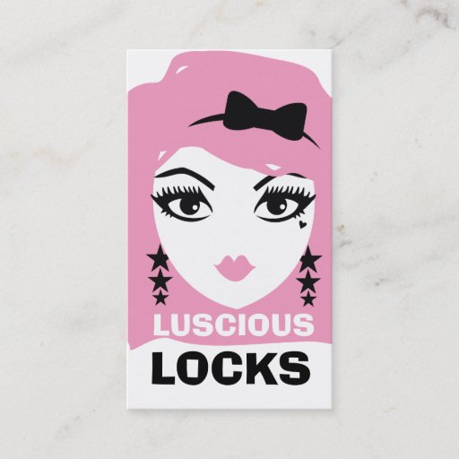 Customizable 311 Sweet Pink Punk Appointment Card Business Cards