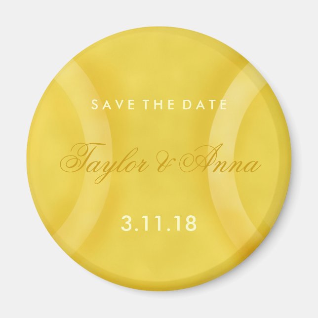 311-Tennis Lovers - Save the Date Magnet (Front)