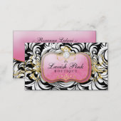 311 The Lavish Pink Plate Diamond Business Card (Front/Back)