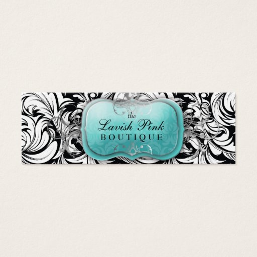 Customizable 311 The Lavish Topaz Hang Tag Business Card