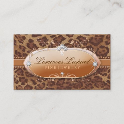 311 The Luminous Leopard Business Card Template