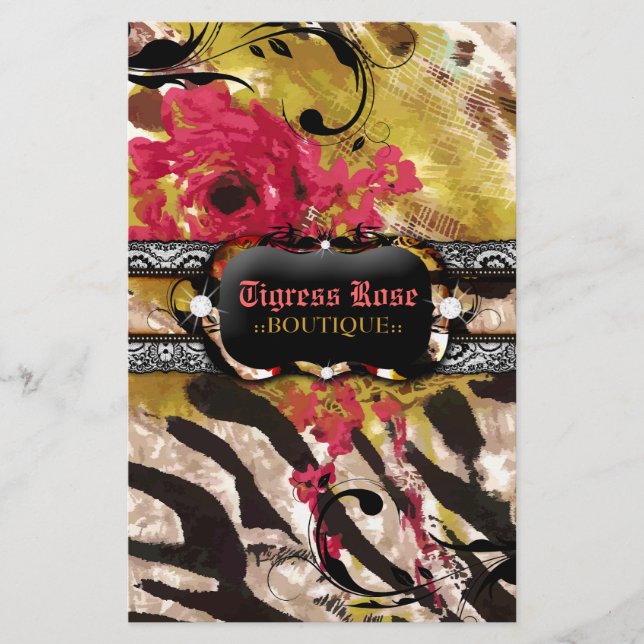 311 Tigress Zebra Rose Flyer (Front)