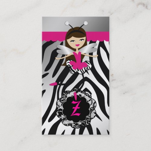 311 Trendy Little Dancer Vertical Card Business Card Template