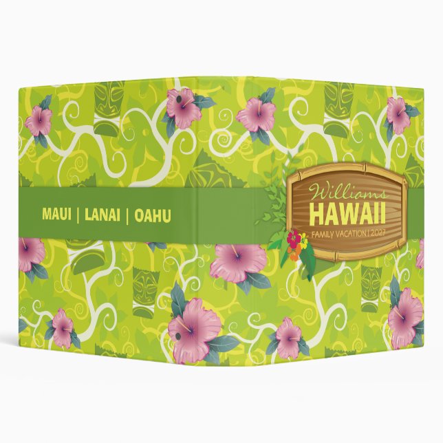 311-Tropical Tiki - Lime Green Binder (Background)