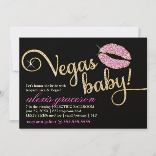 311 Vegas Baby Sparkle Kiss Metallic Cards