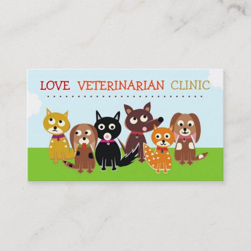 311 VETERINARIAN BUSINESS CARD