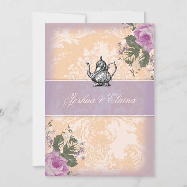 311 Vintage Tea Party Bridal Bingo (Front)