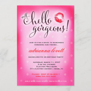 311 Well Hello Gorgeous Party Invitation