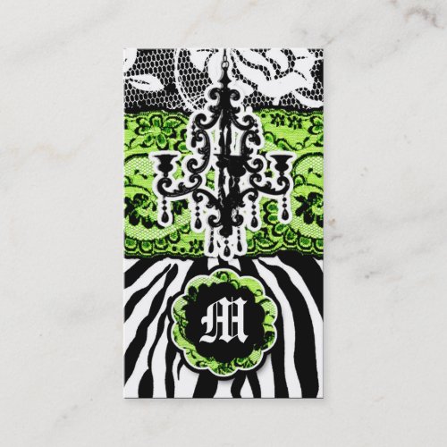 311 Wild Mix n Match Lime Business Card